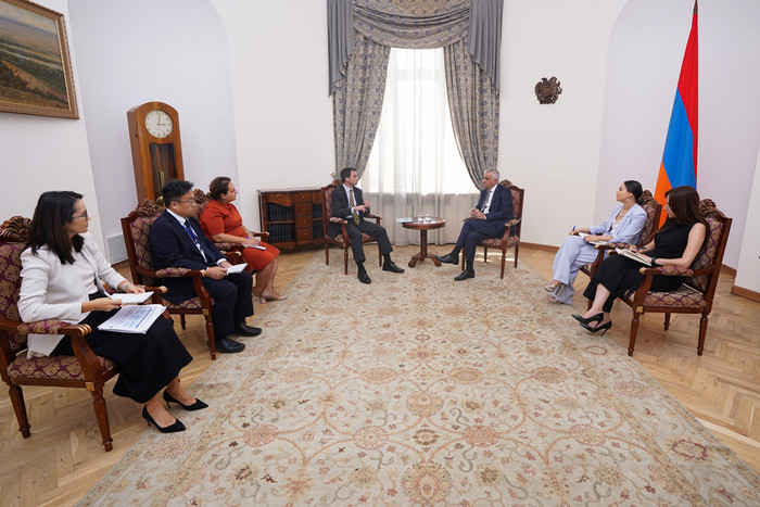 Փոխվարչապետ Մհեր Գրիգորյանն ընդունել է ԱԶԲ հայաստանյան մշտական առաքելության տնօրենին