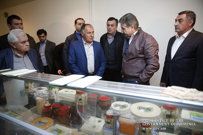 Կարեն Կարապետյանն այցելել է Վայոց Ձորի մարզի արտադրական ձեռնարկություններ և քննարկել զբոսաշրջության 