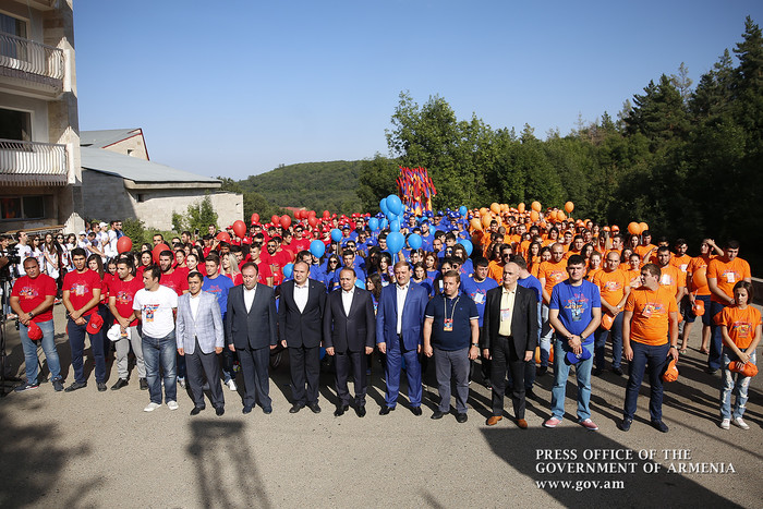 Վարչապետը ներկա է գտնվել «Բազե» ամենամյա երիտասարդական հավաքի բացմանը