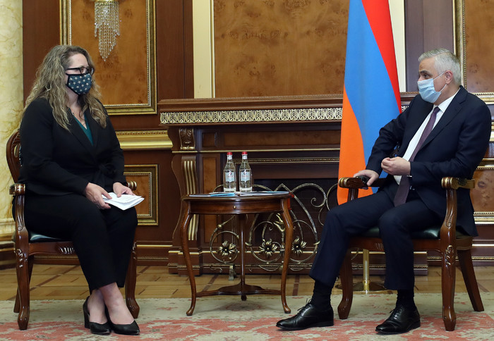 Փոխվարչապետ Մհեր Գրիգորյանն ընդունել է ԱՄՆ բարձրաստիճան պաշտոնյաների պատվիրակությանը