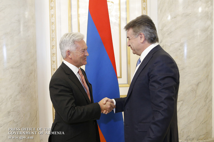 Կարեն Կարապետյանն ընդունել է ՄԹ արտաքին գործերի և համագործակցության նախարարության Եվրոպայի և Ամերիկա