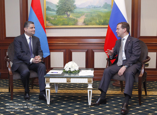 Տիգրան Սարգսյանը հանդիպել է Դմիտրի Մեդվեդևին