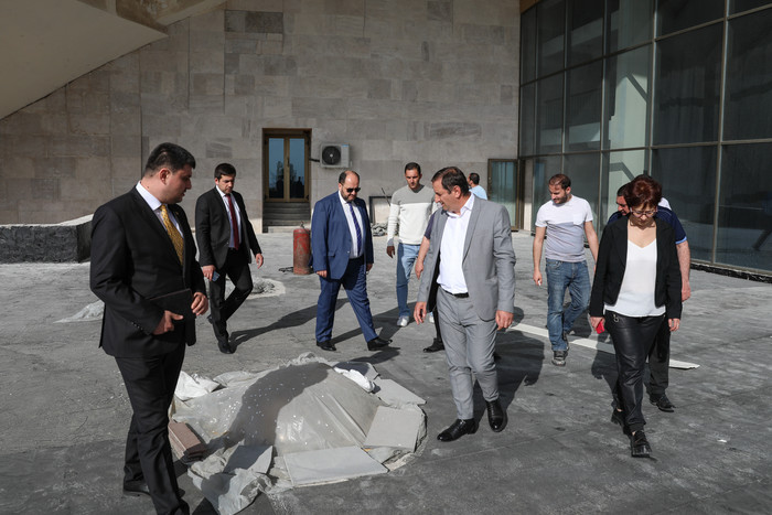Արայիկ Հարությունյանը ծանոթացել է Կարեն Դեմիրճյանի անվան մարզահամերգային համալիրի բարեկարգման աշխատա