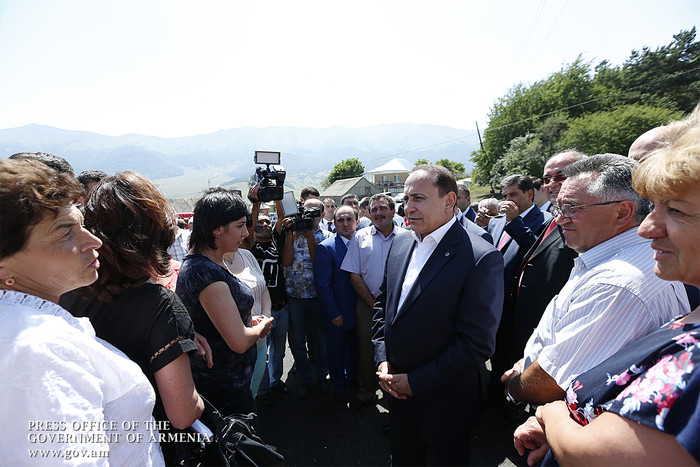 Վարչապետը ծանոթացել է Գեղարքունիքի և Լոռու մարզերում իրականացվող մի շարք ենթակառուցվածքային ծրագրերի