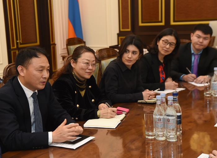 Փոխվարչապետ Տիգրան Ավինյանն ընդունել է չինացի գործարարների պատվիրակությանը