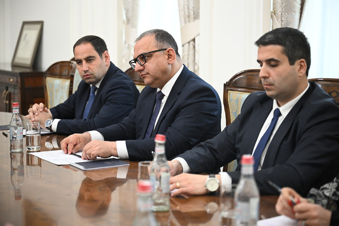 Փոխվարչապետ Տիգրան Խաչատրյանն ընդունել  է  Եվրոպական ներդումային բանկի փոխնախագահ Կարլ Նեհամմերին