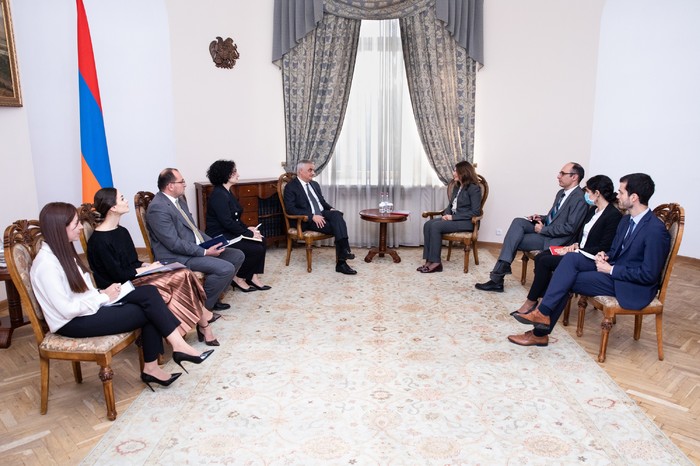 Փոխվարչապետ Մհեր Գրիգորյանն ընդունել է ԱՄՀ հայաստանյան առաքելության պատվիրակության ղեկավարին