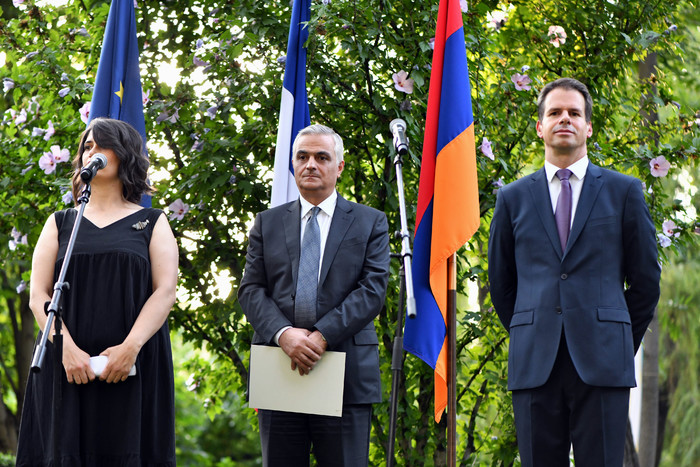 Փոխվարչապետ Մհեր Գրիգորյանը մասնակցել է Ֆրանսիայի Ազգային տոնի կապակացությամբ կազմակերպված միջոցառմա