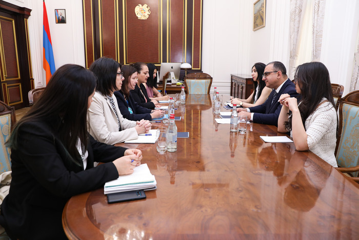 Տիգրան Խաչատրյանն  ընդունել է ՄԱԿ-ի մանկական հիմնադրամի ներկայացուցչին