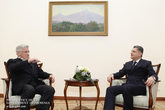 Վարչապետը հանդիպել է հանրահայտ ջութակահար Պինկաս Ցուկերմանին