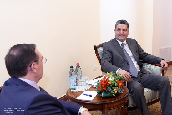 Վարչապետն ընդունել է ՀՀ-ում ՌԴ նորանշանակ դեսպանին