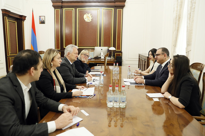 Փոխվարչապետ Տիգրան Խաչատրյանն ընդունել է Գերմանիայի դեսպանին