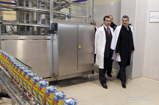 Կառավարությունն օժանդակություն է ցուցաբերում արտադրող ընկերության ներդրումային ծրագրին