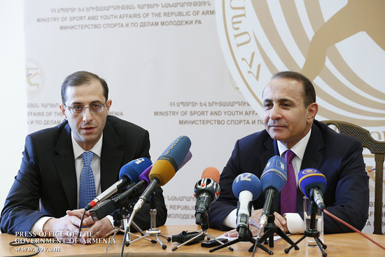 Հովիկ Աբրահամյանը ՀՀ սպորտի և երիտասարդության հարցերի նախարարության աշխատակազմին է ներկայացրել նորան