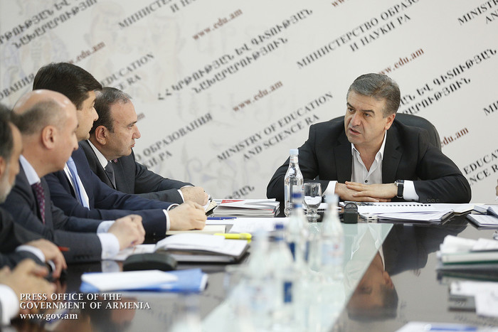 Վարչապետը ծանոթացել է կրթության ոլորտում իրականացվող բարեփոխումներին և առաջիկա ծրագրերին