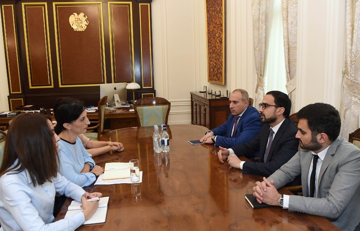 Փոխվարչապետ Տիգրան Ավինյանն ընդունել է Ինֆորմացիայի ազատության կենտրոնի նախագահին