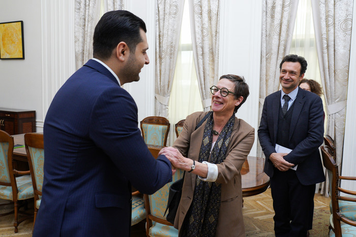Համբարձում Մաթևոսյանն ընդունել է Հայաստանում Ֆրանսիայի արտակարգ և լիազոր դեսպան Անն Լույոյին և Զարգա
