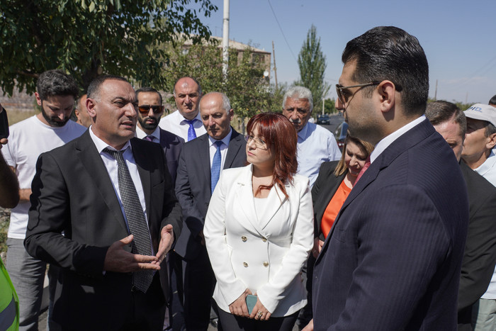 Փոխվարչապետ Մաթևոսյանը ծանոթացել է Հյուսիս-հարավ ճանապարհային միջանցքի Լանջիկ-Գյումրի ճանապարհահատվա