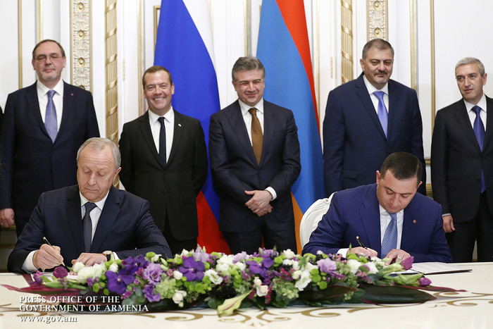 Հայ-ռուսական փոխգործակցության տարբեր ոլորտներին վերաբերող  մի շարք փաստաթղթեր են ստորագրվել