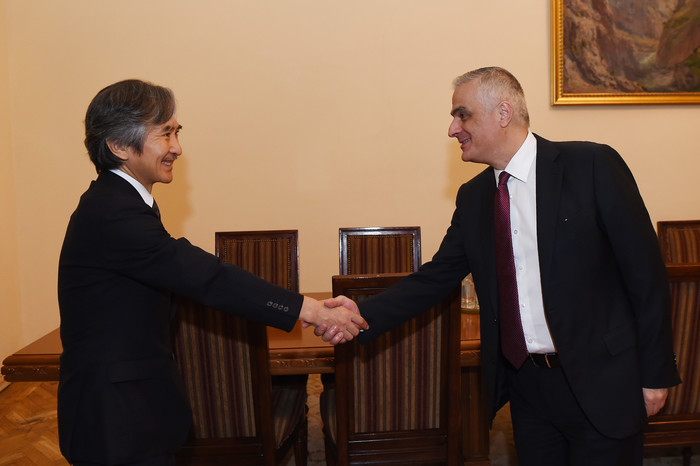 Փոխվարչապետ Մհեր Գրիգորյանն ընդունել է Ճապոնիայի նորանշանակ դեսպանին