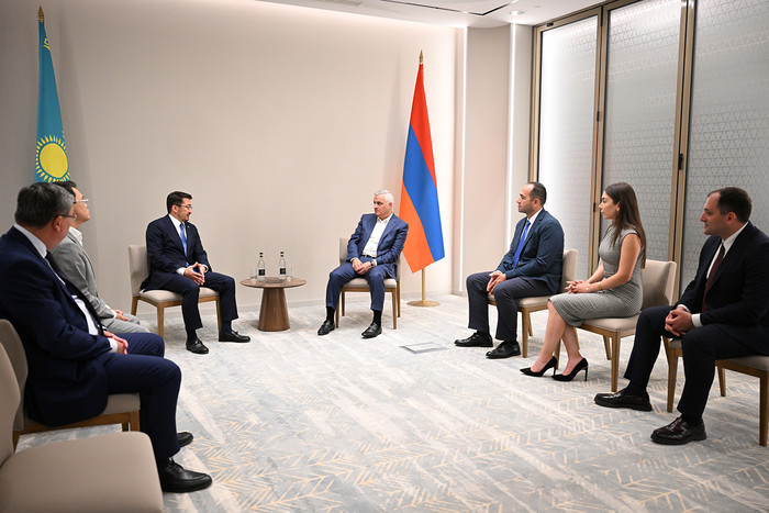 Փոխվարչապետ Մհեր Գրիգորյանը  հանդիպում է ունեցել Ղազախստանի փոխվարչապետի հետ