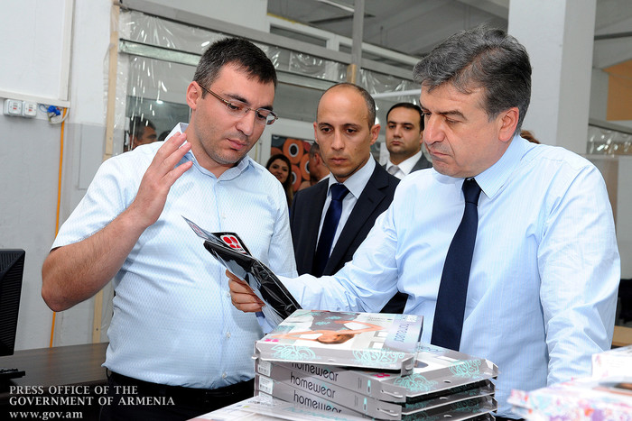 Վարչապետը ծանոթացել է տեսքտիլի արտադրության ներդրումային նոր ծրագրերին