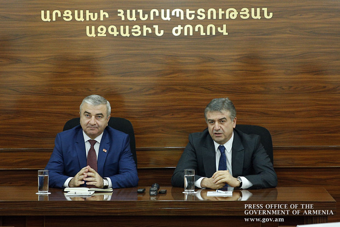ՀՀ վարչապետ Կարեն Կարապետյանը հանդիպել է ԼՂՀ ԱԺ նախագահ Աշոտ Ղուլյանին