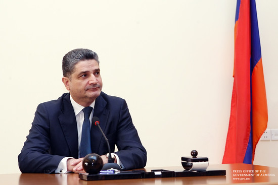 Հայաստանի Հանրապետության վարչապետ Տիգրան Սարգսյանի և Ռուսաստանի Դաշնության տրանսպորտի նախարար Մաքսիմ