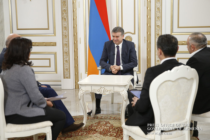 ՀՀ վարչապետ Կարեն Կարապետյանի հարցազրույցը հեռուստաընկերություններին