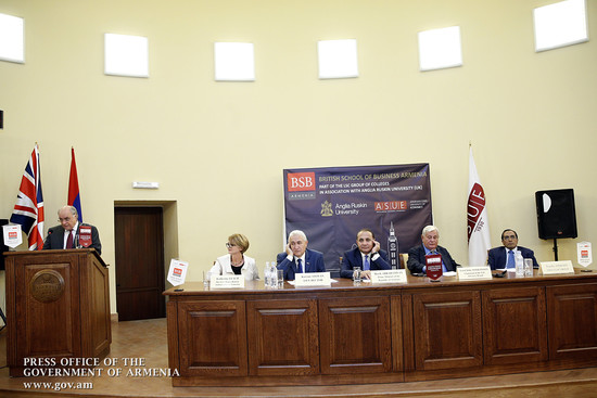ՀՀ վարչապետը մասնակցել է Բրիտանական բիզնես դպրոցի բացմանը