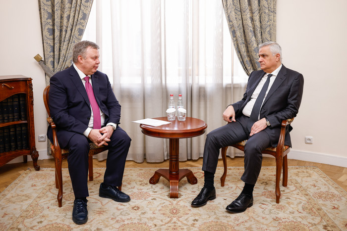 Փոխվարչապետ Մհեր Գրիգորյանն ընդունել է «Ռոսատոմ» պետական կորպորացիայի գլխավոր տնօրենի առաջին տեղակալ