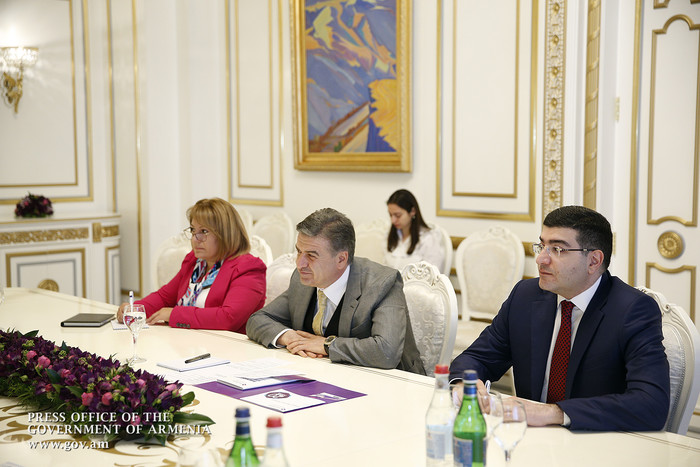 Վարչապետն ընդունել է «Գրանդ Թորնթոն Ինթերնեշնլ»-ի գլխավոր գործադիր տնօրենի գլխավորած  պատվիրակության