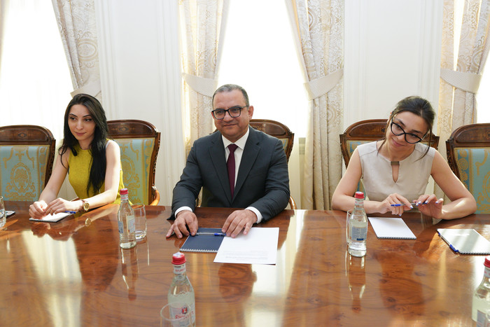 Փոխվարչապետ Տիգրան Խաչատրյանն  ընդունել է Հայաստանում ԱՄՀ նորանշանակ  մշտական  ներկայացուցչին