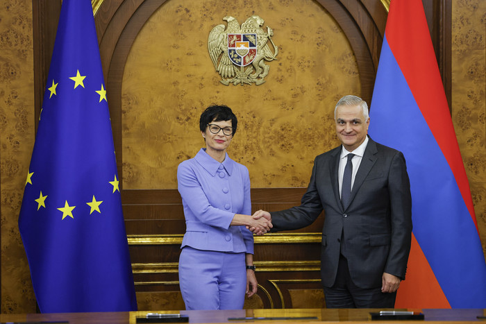 Փոխվարչապետ Մհեր Գրիգորյանի և ԵՄ հանձնակատար Մարթա Կոսի հանդիպման արդյունքներով համատեղ մամուլի հաղո