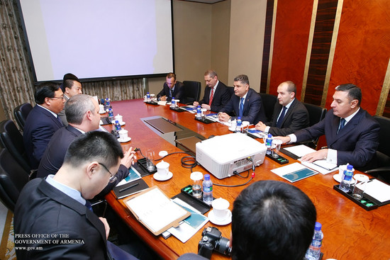 Վարչապետ Տիգրան Սարգսյանը  չինական  ընկերությունների ներկայացուցիչների հետ քննարկել է   համագործակցո