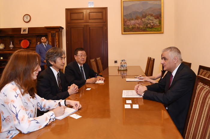 Փոխվարչապետ Մհեր Գրիգորյանն ընդունել է Ճապոնիայի նորանշանակ դեսպանին