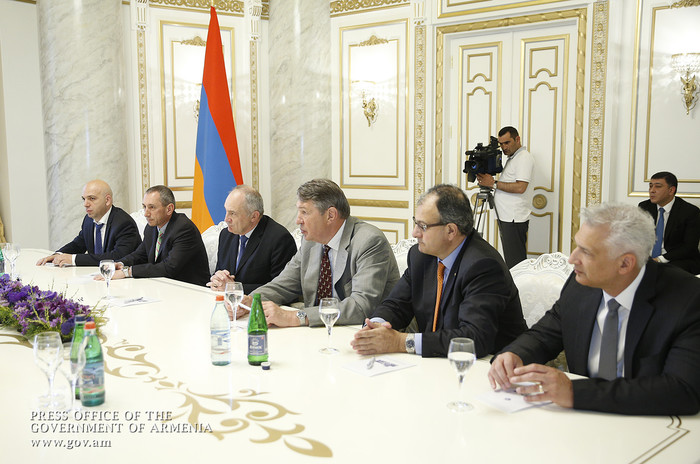 Վարչապետն ընդունել է «Լիդիան Ինթերնեյշնլ» ընկերության նախագահին