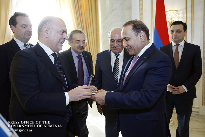 Վարչապետն ընդունել է իտալական Ա. Ջեմելլի համալսարանական հիվանդանոց հիմնադրամի նախագահին