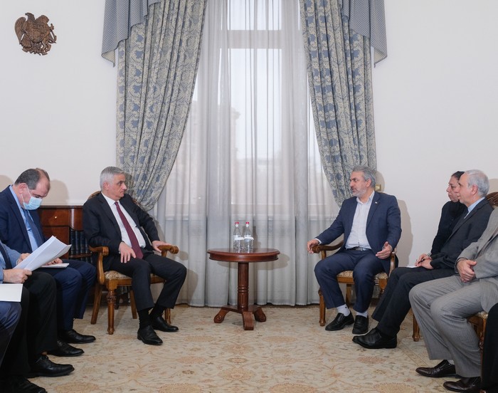 Փոխվարչապետ Մհեր Գրիգորյանն ընդունել է Իրանի արդյունաբերության, հանքերի և առևտրի նախարարին