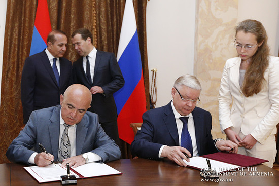 Սոչիում ստորագրվել է ՌԴ տարածքում ՀՀ քաղաքացիների և ՀՀ տարածքում ՌԴ քաղաքացիների գտնվելու կարգի մասի