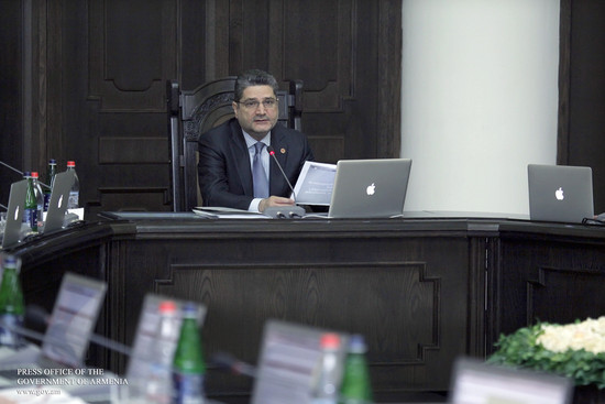 Վարչապետ Տիգրան Սարգսյանի ներածական խոսքը ՀՀ կառավարության նիստում
