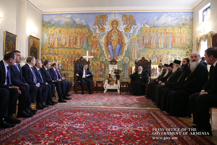 Կարեն Կարապետյանը հյուրընկալվել է Համայն Վրաստանի Կաթողիկոս-Պատրիարք Իլյա Երկրորդին