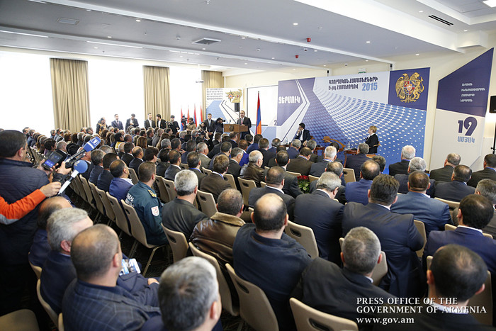 Վարչապետը մասնակցել է Գյուղական համայնքների հինգերորդ համաժողովի բացմանը