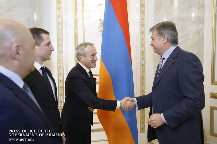 Կարեն Կարապետյանն ընդունել է Philips Lighting ընկերության փոխնախագահ Էրիկ Բենեդետիին