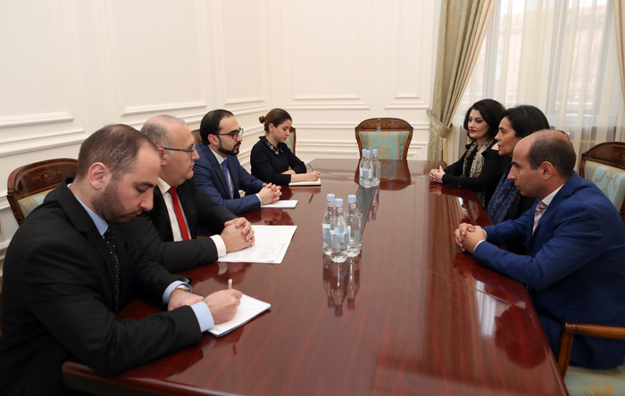 Փոխվարչապետի պաշտոնակատար Տիգրան Ավինյանն ընդունեց «Վեոլիա» ընկերության Կենտրոնական և Արևելյան Եվրոպ