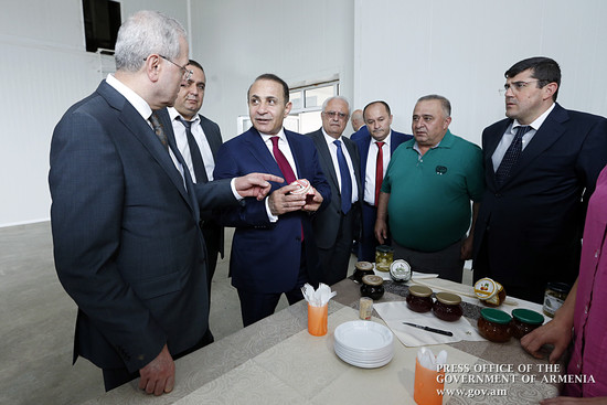 Հովիկ Աբրահամյանն այցելել է Լեռնային Ղարաբաղում գործող ձեռնարկություններ