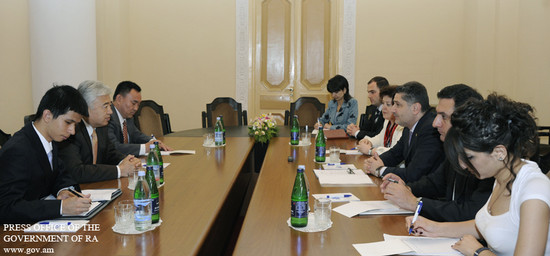 Չինաստանի դեսպանի հետ քննարկվել են երկկողմ տնտեսական գործակցության ընդլայնման հարցեր