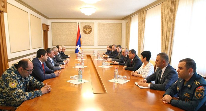 Փոխվարչապետ Մհեր Գրիգորյանը հանդիպում է ունեցել Արցախի նախագահ Բակո Սահակյանի հետ