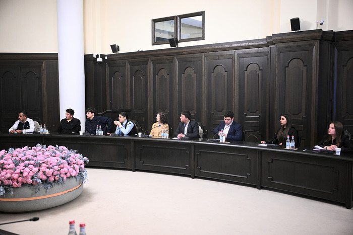 Արայիկ Հարությունյանն ընդունել է «Խորհուրդ X» երիտասարդական ուսանողական կազմակերպության անդամներին