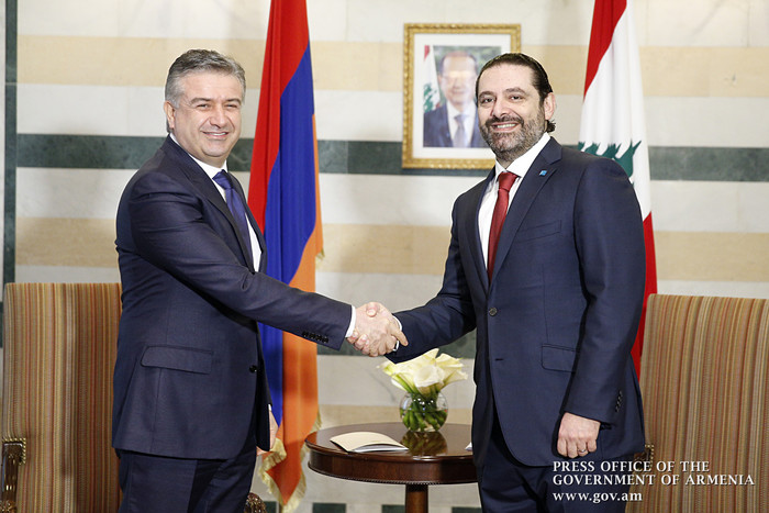 Մեկնարկել է ՀՀ վարչապետի պաշտոնական այցը Լիբանան. Կարեն Կարապետյանը և Սաադ Հարիրին քննարկել են երկկո
